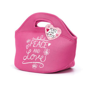 All things Pretty and Pink Peace and Love Tote NEW